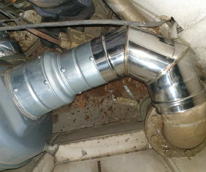 duct replacement après