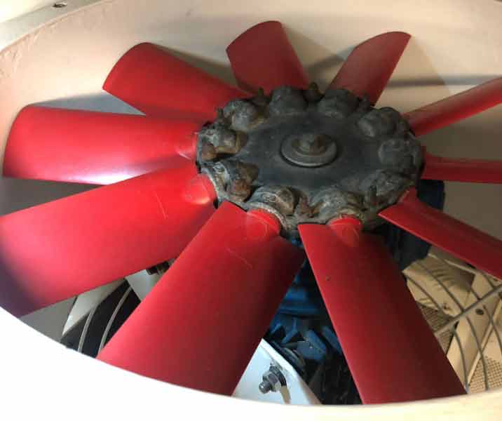 Turbine après