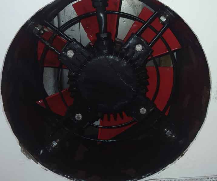 Turbine après